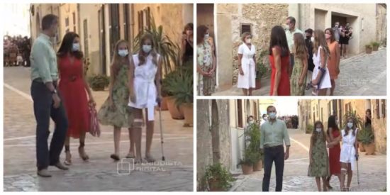 La 'mala pata' de la Infanta Sof&iacute;a: reaparece en Mallorca con una muleta y cinco puntos de sutura