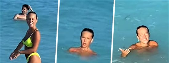 Queda desnuda en la playa porque su novio le cambi&oacute; el bikini por otro con 'trampa'