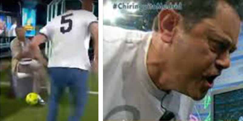 Roncero &lsquo;petardea&rsquo; a Soria en El Chiringuito con un baile tan descoordinado como grandioso: &ldquo;1, 2, 3, ... 8 &iexcl;Maaamboo!&rdquo;