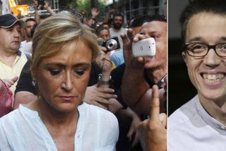 Bofet&oacute;n de Cifuentes a Errej&oacute;n por decir tanta bobada: "&iquest;Acaso mis hijos son de peor condici&oacute;n que los de Iglesias y Montero?"