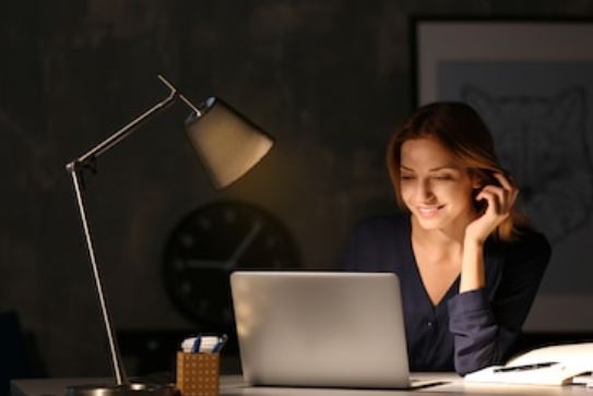 iluminación del lugar de trabajo