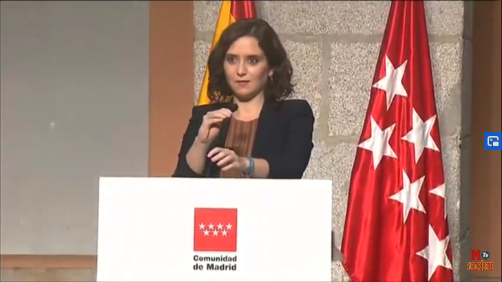 Díaz Ayuso: “Juntos haremos lo imposible para recuperar la prosperidad de antes de la pandemia”