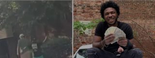 El negro ataca por la espalda a un peat&oacute;n blanco y le revienta la cabeza con un ladrillo