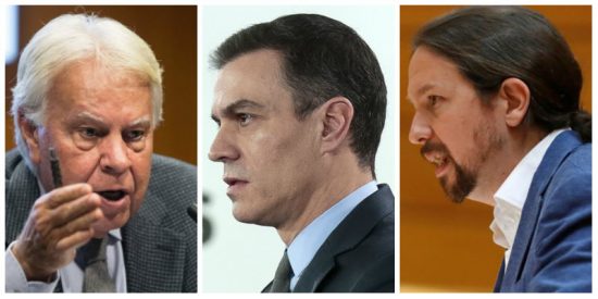 Felipe Gonz&aacute;lez despelleja a S&aacute;nchez por sus devaneos con los golpistas