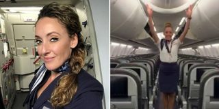 La azafata maravilla: se llama Lindsey, tiene 35 a&ntilde;os y es capaz de poner el mundo boca abajo