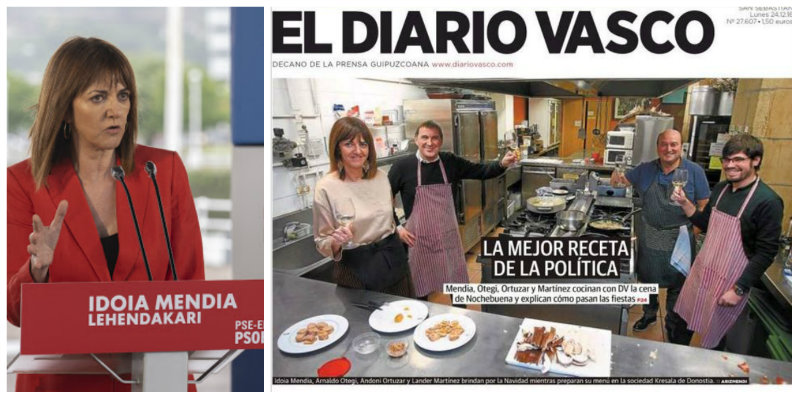 Idoia Mendía se traga sus palabras contra Bildu y abraza el pacto de Sánchez con los proetarras
