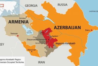 Armenia y Azerbaiy&aacute;n acuerdan un fr&aacute;gil alto al fuego en Nagorno Karabaj