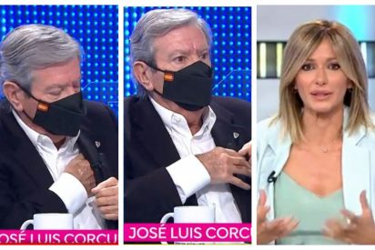 El bestial susto de Corcuera en directo en Antena3: "¡Ay! ¿Qué le ha pasado, un amago de infarto?"