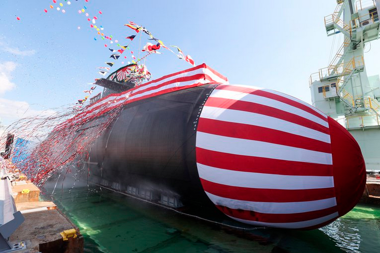 Jap&oacute;n &lsquo;estrena&rsquo; un nuevo submarino en pleno conflicto mar&iacute;timo con China