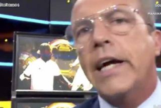 Crist&oacute;bal Soria la l&iacute;a al asegurar que hay madridistas en el plat&oacute; de 'El Chiringuito' que van contra Ramos