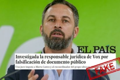 El Pa&iacute;s, creador de fake news, vuelve a la carga contra VOX y le devuelven una dura advertencia
