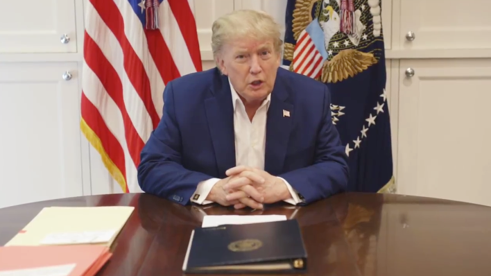 Trump reaviva la polémica del “fraude” electoral de Biden: "Anoche yo estaba liderando, es muy extraño"