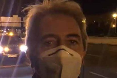 Manolo Lama se queda tirado en la M-30: "Estoy esperando como un gilipollas"