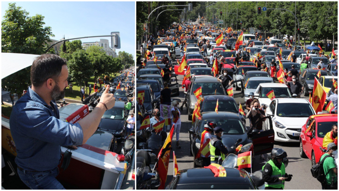 VOX organiza la primera gran manifestaci&oacute;n contra el &lsquo;155 sanitario&rsquo; de S&aacute;nchez en Madrid: una &lsquo;mega caravana&rsquo;