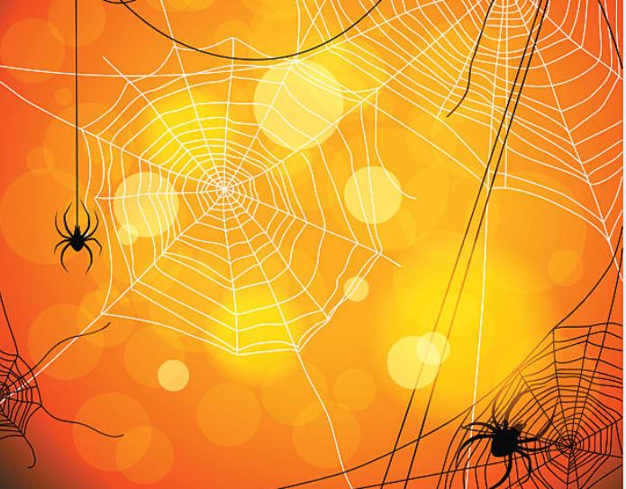 arañas en Halloween