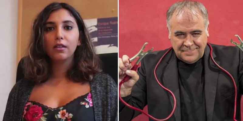 El libelo podemita de Dina Bousselham, enloquecido contra Vall&eacute;s, Griso y Ferreras: "&iexcl;Cloaca, explotadores!"
