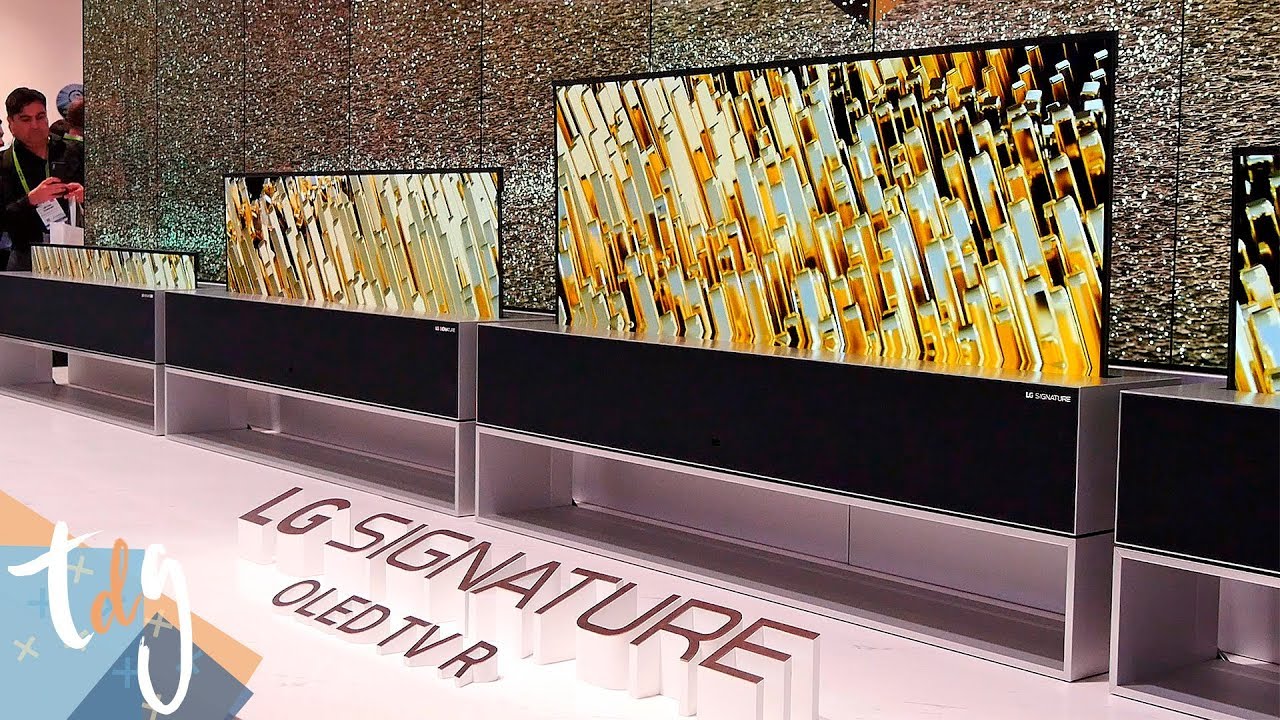 LG lanza la primera televisión enrollable del mundo y costará ¡75.000 euros!