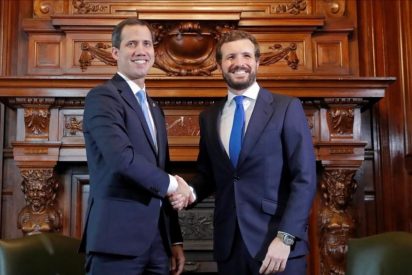 Casado hace videoconferencia con Guaid&oacute; tras ver el plan de S&aacute;nchez y Borrell a favor de Maduro