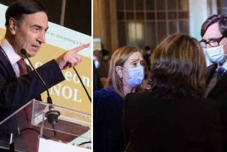 Pedrojota Ram&iacute;rez; Salvador Illa y Ana Pastor.