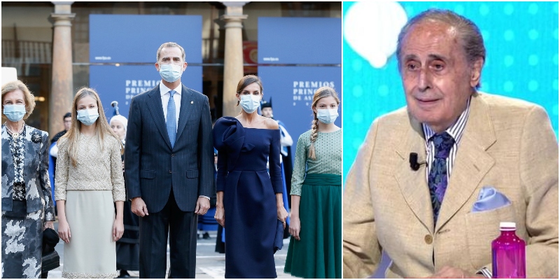 Jaime Pe&ntilde;afiel enturbia los Premios Princesa de Asturias con un desafortunado comentario sobre la Reina Sof&iacute;a