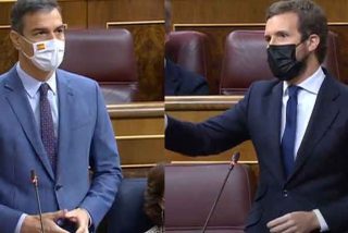 Casado se planta ante las formas matoniles de S&aacute;nchez: &laquo;A m&iacute; no me presiona nadie, y menos alguien como usted&raquo;