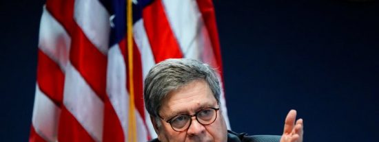 William Barr, fiscal general de EEUU, autoriza indagar las denuncias del supuesto fraude electoral