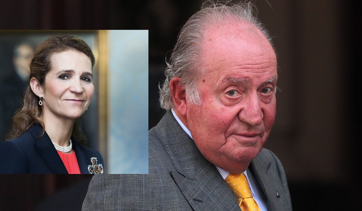 La Infanta Elena se va a Emiratos a ver a su padre, el Rey Juan Carlos I