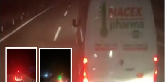 30.000 euros de multa por deslumbrar con un l&aacute;ser a un cami&oacute;n que iba detr&aacute;s de &eacute;l en la autopista