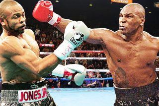Mike Tyson vuelve al boxeo a los 54 a&ntilde;os y demuestra que las sigue repartiendo como panes