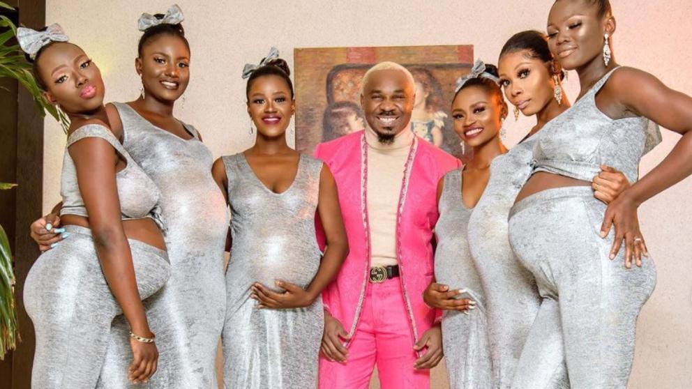 El tipo se presenta en la boda de unos amigos con las 6 madres embarazadas de sus futuros hijos