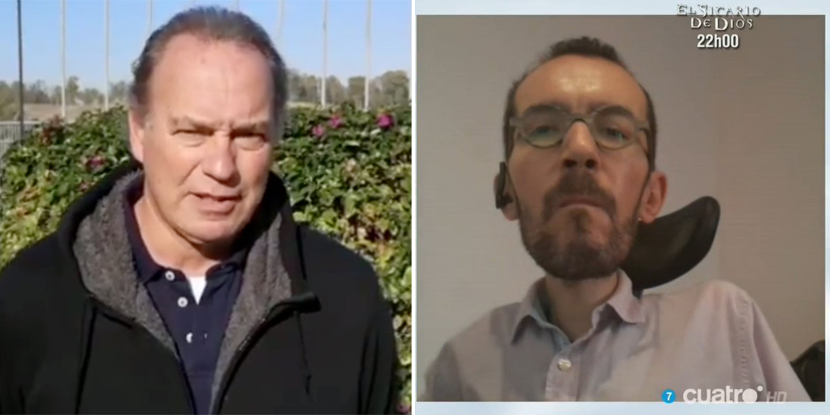 La elegante respuesta de Bert&iacute;n Osborne a Echenique deja al podemita como un vil farsante