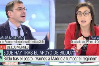 Ana V&aacute;zquez (PP) pasaporta a Monedero: "Mientras nosotros luch&aacute;bamos contra ETA, t&uacute; asesorabas a Venezuela"