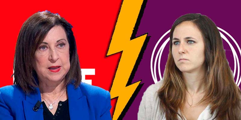 Podemos apu&ntilde;ala por la espalda al PSOE y despotrica de Robles por "dejarse adular por la derecha medi&aacute;tica"