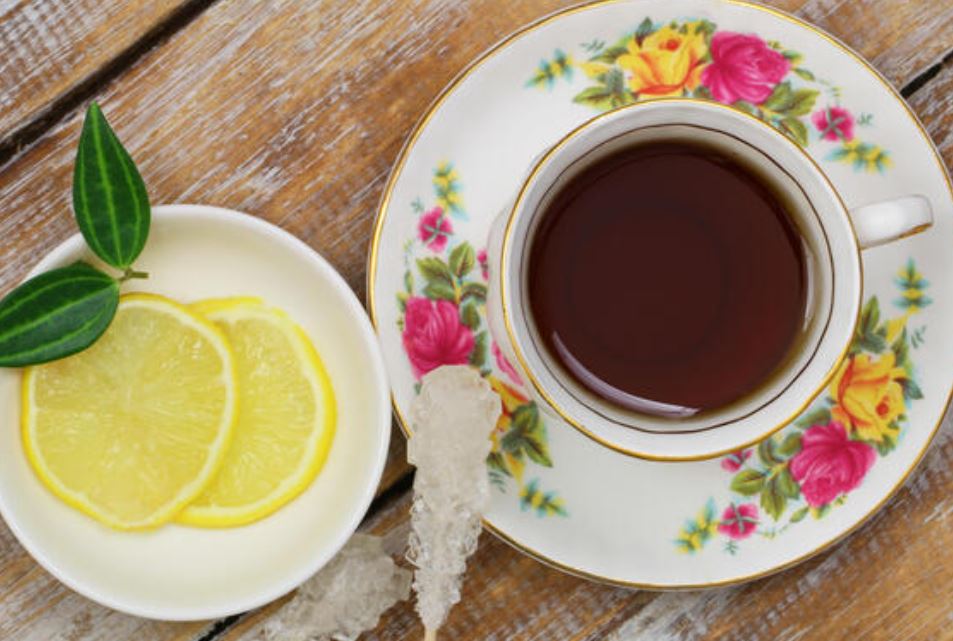 infusión de té negro
