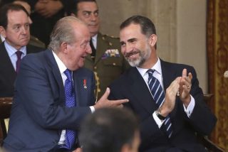Juan Carlos I y Felipe VI
