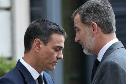 Inda: "Felipe VI está hasta donde la barriga pierde su casto nombre de gentuza" como Sánchez