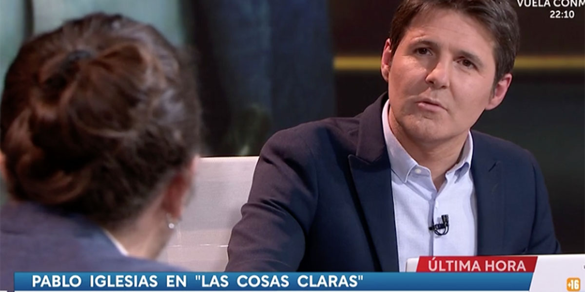 Cintora, poniéndole ojitos a Iglesias, le suplica autocrítica con 70.000 muertos a su espalda