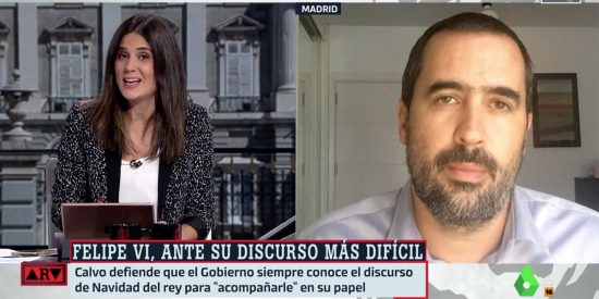 Llapart y Cué 'calientan' en laSexta el discurso del Rey: "El tema clave que escinde a PSOE y Podemos"
