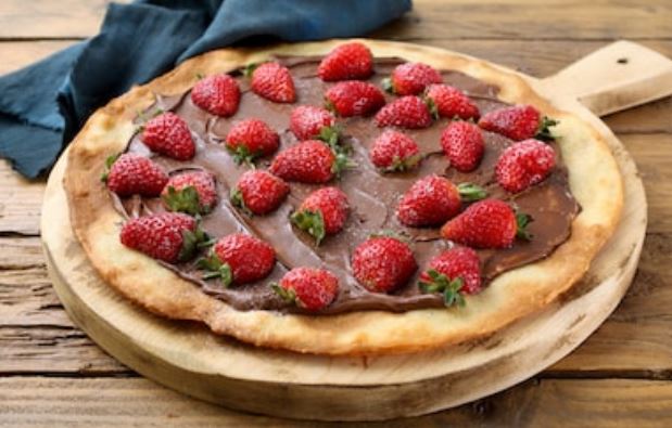 Pizza de Nutella casera