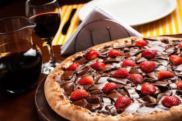 pizza de nutella