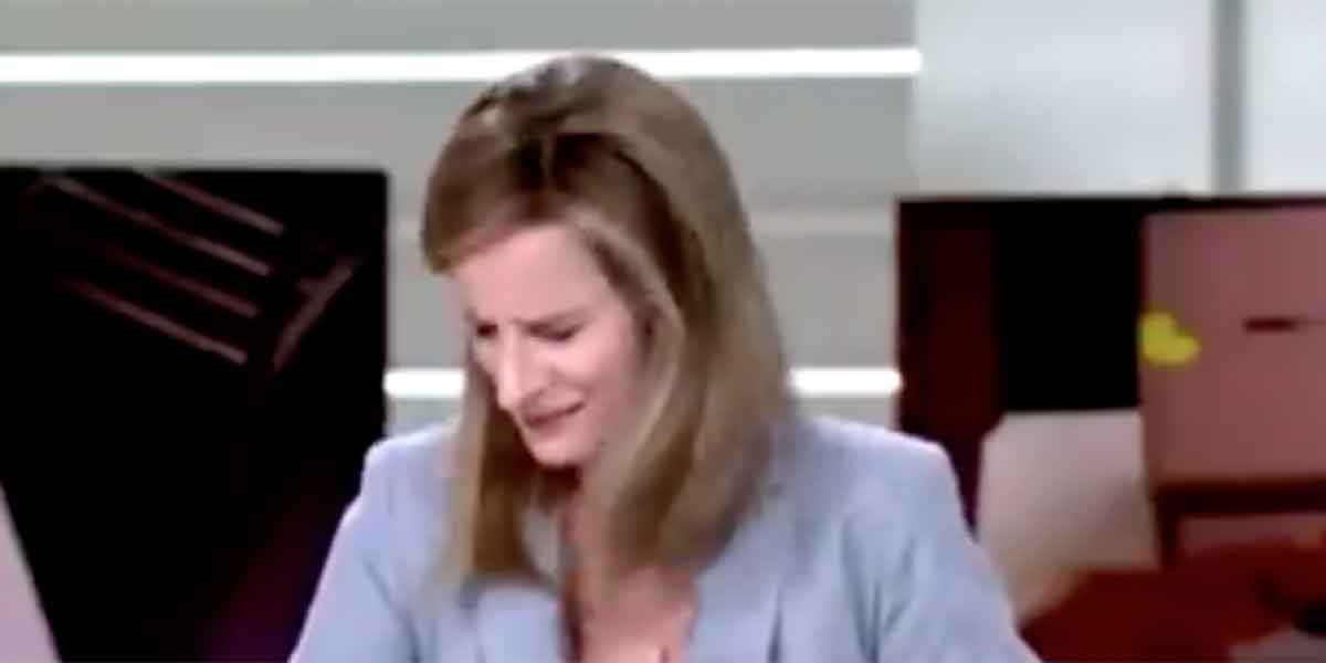 ¿Coronavirus en TVE? Alerta por el brutal ataque de tos que sufrió la presentadora del Telediario