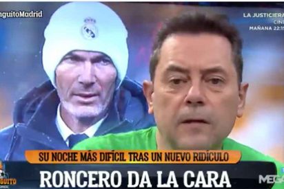 Tom&aacute;s Roncero, derrotado en 'El Chiringuito': "El Real Madrid est&aacute; dando pena"