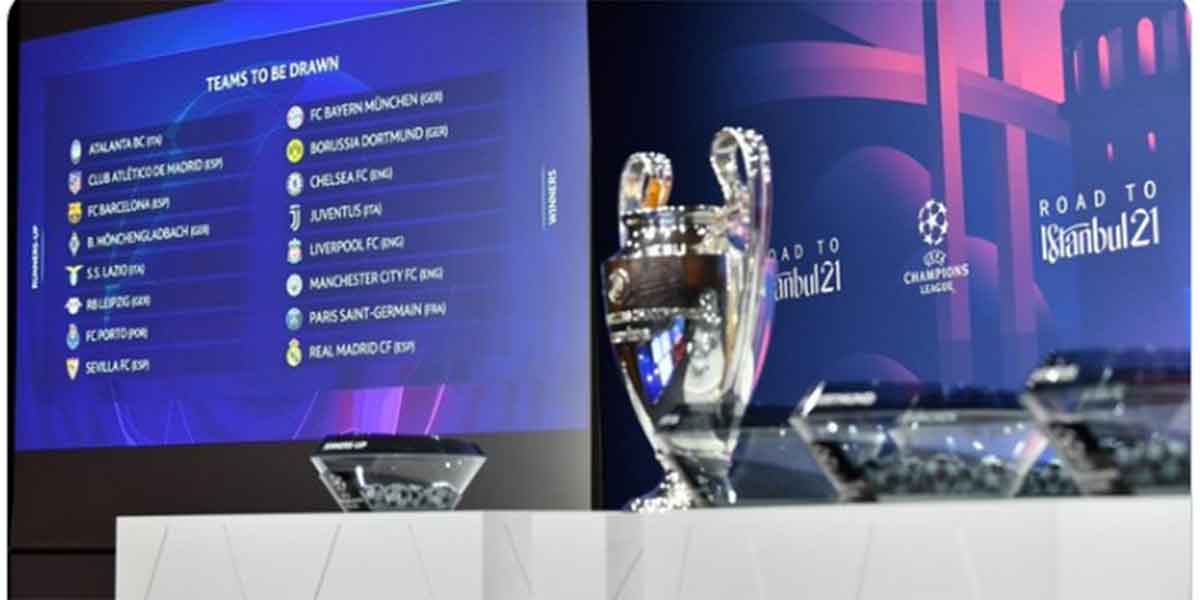 Champions League: Bar&ccedil;a-PSG; Atalanta-Real Madrid; Atl&eacute;tico-Chelsea y Sevilla-Dortmund en octavos