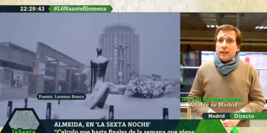 Mart&iacute;nez-Almeida: "Hasta finales de la semana que viene los madrile&ntilde;os no podr&aacute;n moverse con su veh&iacute;culo"
