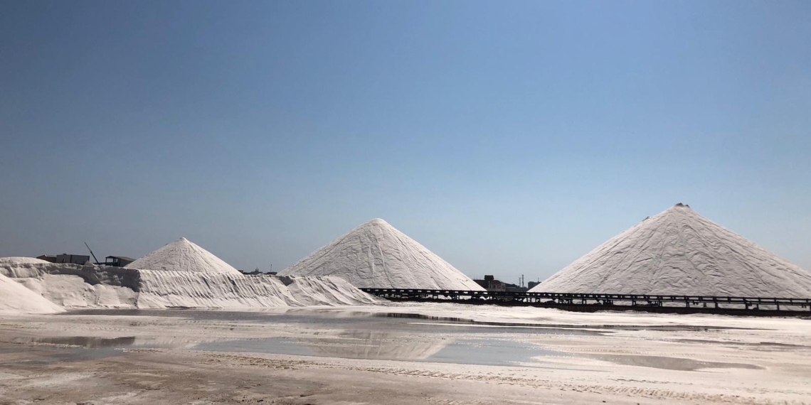 La compañía francesa, que compró las salinas de Torrevieja, se está forrando con la Borrasca Filomena