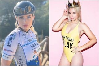 Tara Gins: est&aacute;s son las fotos er&oacute;ticas por las que vetan como directora a la campeona ciclista