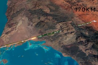 Arabia Saudita anuncia la construcción de una ciudad de 170 km: "sin automóviles, calles, ni emisiones de CO2"