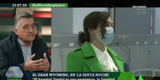 Wyoming salta como un perro rabioso contra el nuevo hospital del Gobierno de Isabel D&iacute;az Ayuso