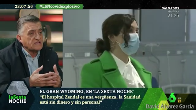Wyoming salta como un perro rabioso contra el nuevo hospital del Gobierno de Isabel D&iacute;az Ayuso