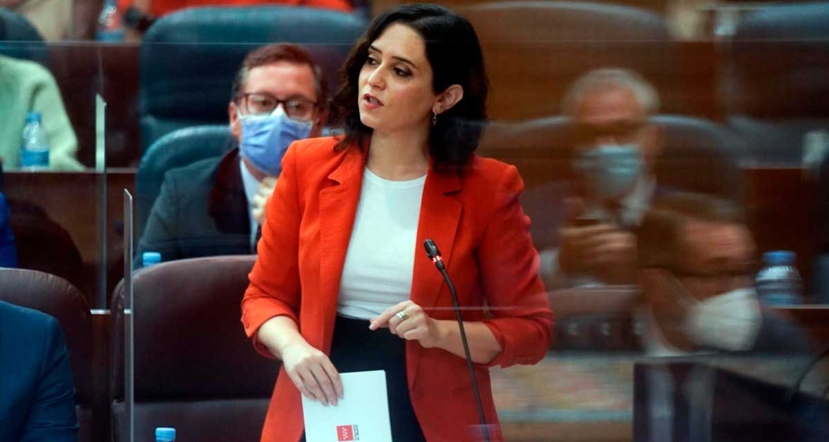 Descomunal zasca de D&iacute;az Ayuso contra los podemitas: "&iexcl;Tienen m&aacute;s propiedades que todo Idealista!"